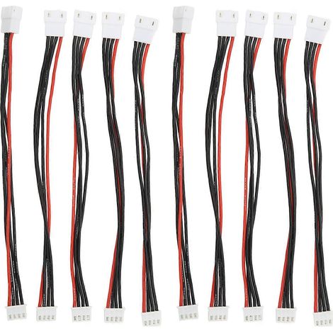 10PCS Câble de Charge NCE Double Extrémité 15cm pour Modélisme Aérien, Rallonge de Fil de Connexion (1/5)
