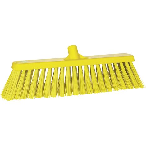 Vikan, Balai, largeur 530 mm, ultra-dur, lot de 4, jaune