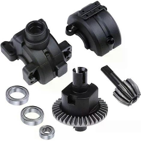 (NEU) Komplettes Getriebeset für RC-Cars (Vorder- und Hinterachse) – Antriebs- und Differenzialgetriebe – für HSP 1:10 RC-Cars (Teilenummern: 0, 02051, 02030, 03015, 94123, 94106, 94) (1/4)