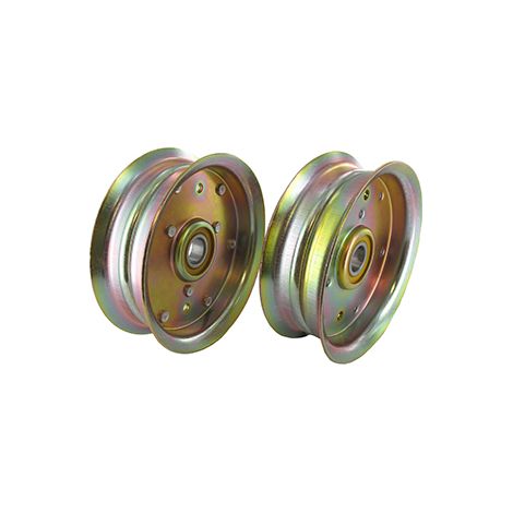 Polea de ranura plana adaptable para John Deere para modelos de la serie 100, Sabre 14542gs, 1642hs, 1742hs, 17542hs, serie X300. Reemplaza O