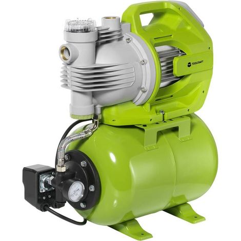 [GEBRAUCHT] B-Ware TOOLCRAFT TO-8992887 Hauswasserwerk 230 V/AC 6000 l/h Gartenpumpe Pumpe Werkzeug (1/2)