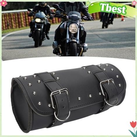 Tbest Sac à outils de moto Sac de Rangement pour Moto, Sac Latéral et Guidon en Cuir Synthétique pour Outils et auto moto (1/5)