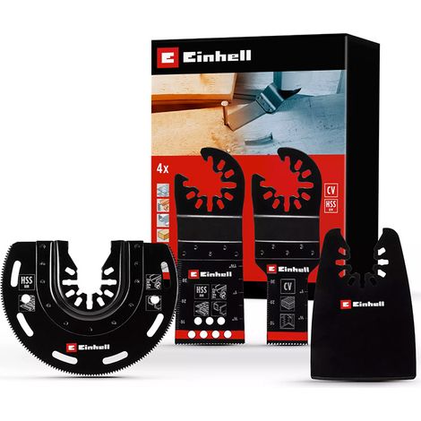 Juego de 4 hojas de sierra de inmersión para multiherramientas EINHELL 49708104