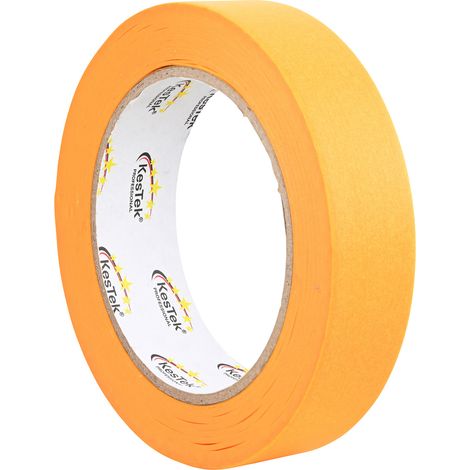 Kestek Malerband Goldband 25mm x50 Orange Washi Profi Klebeband Renovierung (1/3)