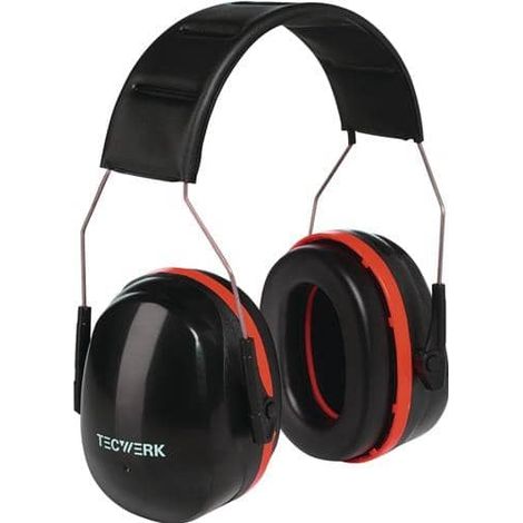 TECWERK Gehörschutz SAFELINE VIII EN 352-1:2020 SNR 32 dB gepolsteter Kopfbügel TECWERK (1/2)
