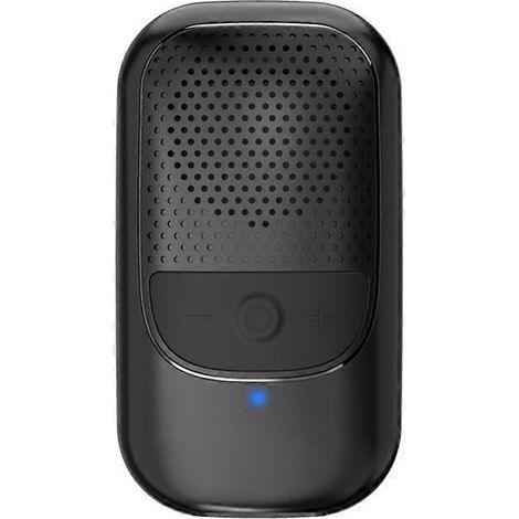 Tragbarer, kabelloser Bluetooth-Lautsprecher zum Anclipsen mit integriertem ENC-Mikrofon für freihändige Anrufe bei der Arbeit im Freien. (1/5)