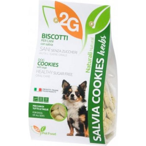 SAGE COOKIES biscuits pour chien idéal pour l'hygiène buccale avec effet balsamique 350 g (1/2)