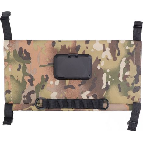 Porte-Papier Toilette Camping Toile Tissu Imperméable Boîte à Lingettes Suspendue Support Rouleau pour Van Voiture Randonnée Camouflage (1/5)