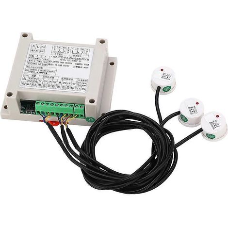 Contrôleur de niveau d'eau automatique AC100-260V XKC C352 3P Capteur de niveau de liquide sans contact pour réservoir (1/5)