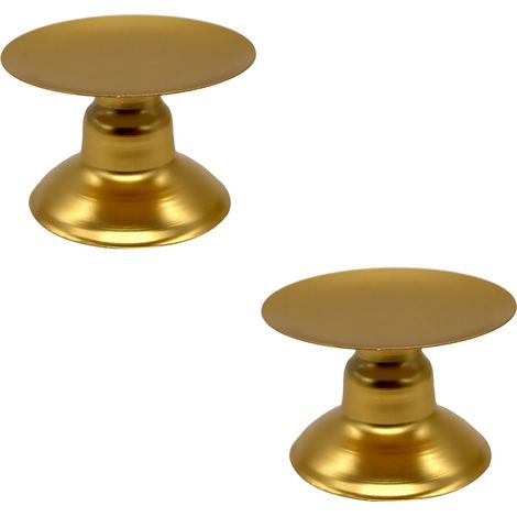 Chandelier À Bougies - Support En Fer Pour Bougies - Décoration De Table Intérieure Et Extérieure - Lot De 2 Pièces