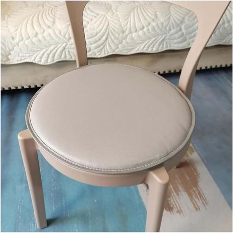 30cm/35cm/40cm/45cm Round Leather Cushion, Dining Chair Cushion, Waterproof Seat Cushion, Memory Foam Dining Chair Cushions (1/5)