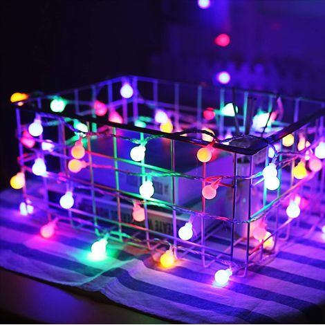 1 Guirlande lumineuse, 6M, 40 LED, 2 modes, intérieur, extérieur