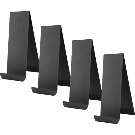 Pack of 4 Vertical Brochure Holders, Carbon Steel Metal Display Stand for Standard 8.5 x 11 Inch Brochures, for Shops, Trade Shows and (1/5)