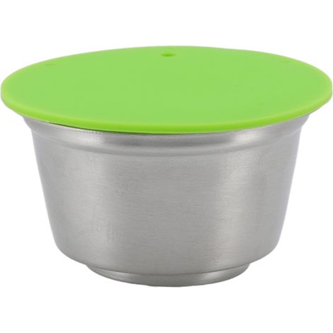 Capsule de café rechargeable en acier inoxydable résistant aux hautes températures, réutilisable et écologique pour la maison (1/5)