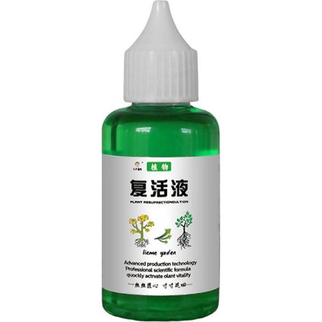 Solution liquide d'activation des plantes et des fleurs, supplément stimulant de croissance végétale, stimulateur racinaire, engrais liquide pour semis (1/4)