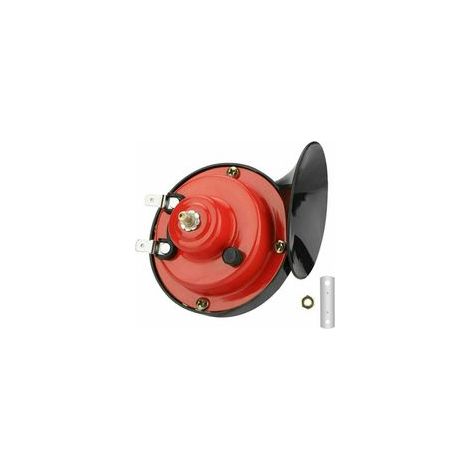 Klaxon De Train 12V 300dB Étanche Pour Voiture Moto Camion Bateau SUV Rouge (1/4)