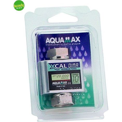 Filtro anticalcare magnetico modello xcal dima attcco 1/2"- portata 800 lt/h - 20000 gauss AQUAMAX