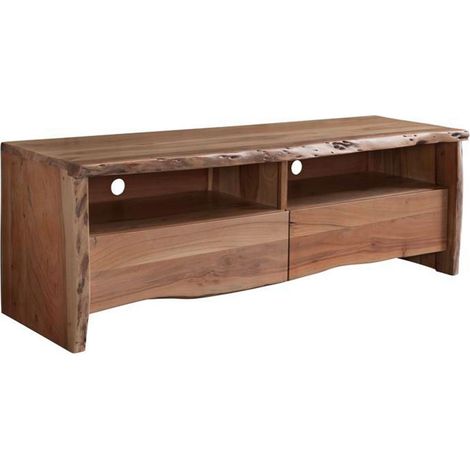 mobile TV in legno di Acacia 151x45x50 Acacia naturale laccato PURE ACACIA 108