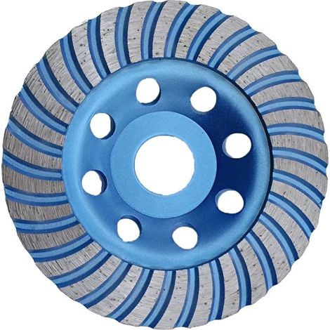 Disque diamant 125mm universel pour meuleuse d'angle - Ponçage béton, marbre, granit, pierre, brique - Maçonnerie, plâtre, chape - Disque abrasif haute performance (1/5)