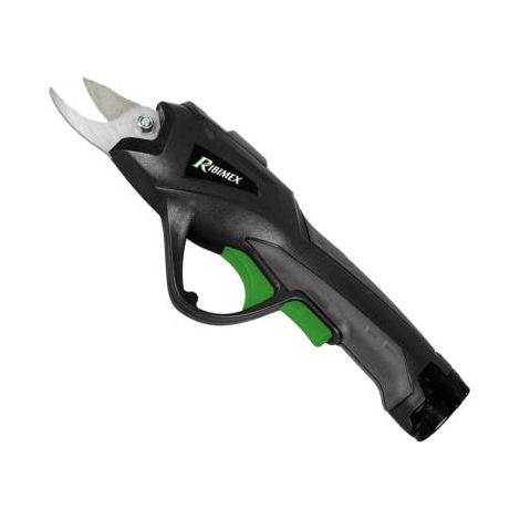 Ribimex – Sécateur électrique 3,6V – Batterie Li-ion 1500mAh – Coupe jusqu'à 13mm – Lame en acier – Interrupteur sécurité (1/5)