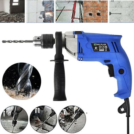 850W Electric Rotary Hammer Impact Power Drill Driver Screwdriver Bit Set Tool (1/5)