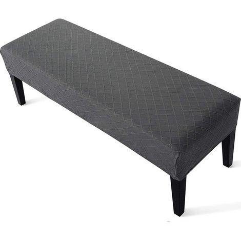 Housse De Banquette - Élastique Jacquard Anti-Poussière - Lavable Et Réglable - Pour Banquette De Salle À Manger - 1 Pièce (1/5)
