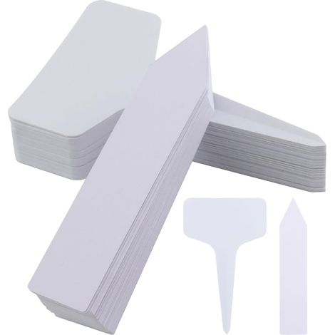 100 pièces 2 Formes en T et en flèche Plantes à écrire Plaques de Résistantes intempéries plastique Plaques étanches l eau durables (1/5)