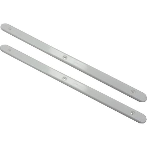 Lot de 50 Glissières Coulisses pour Tiroir de 310 mm avec Glissières Plates en Plastique (16 mm x 6 mm)