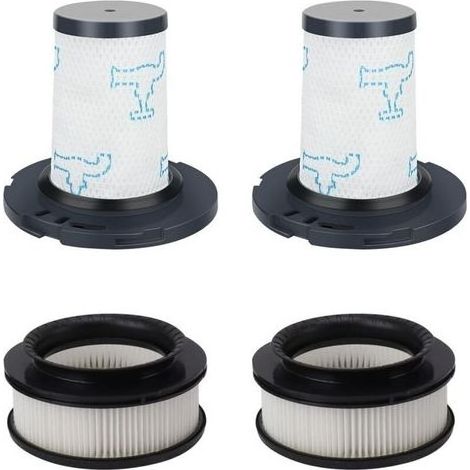 Filtre pour Rowenta X-Force Flex 11.60 12.6 14.60 15.60 Animal RH98xX RH99xx, 2 Filtres Pré-moteur + 2 Filtres Post-moteur ZR009007 ZR009008 (1/5)