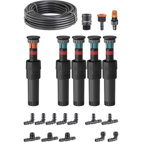 Claber Starter kit Colibrì per impianto di microirrigazione interrata di un spazio verde fino a 50mq (1/10)