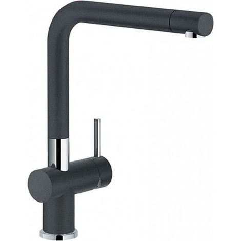 FRANKE Küchenarmatur Einhebelmischer ACTIVE-PLUS Festauslauf Hochdruck Schwarz Onyx