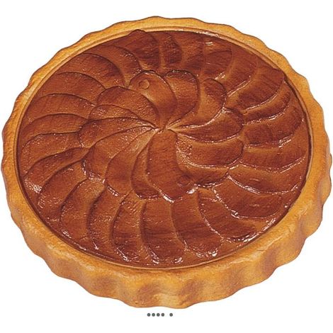Gateau a la pomme artificiel en Plastique soufflé D 23 cm (1/3)