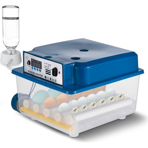 Incubateur d'œufs à rotation automatique, contrôle de la température, équipement d'éclosion de 16 œufs avec bougie pour la maison (1/5)
