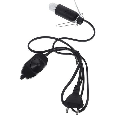 Ampoule Filament Tungstène E14 Avec Câble Et Ligne De Gradation Compatible Prise Européenne Pour Lampe À Sel Réglage Intensité Lumière Intérieure 7.50X7.00X2.50Cm (1/5)