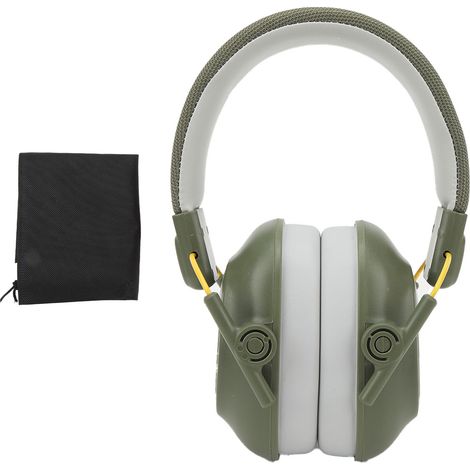 Ortviai Bouchons d’oreilles antibruit industriels – Protection auditive verte, atténuation 22 dB, confortable et réglable