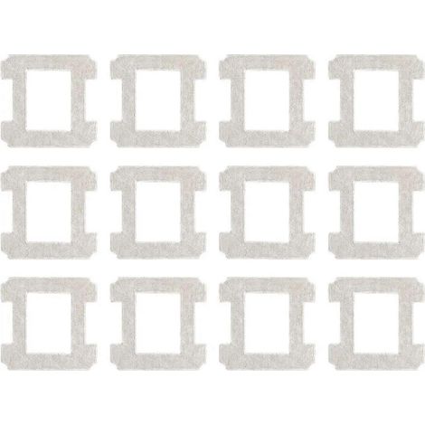 Compatible avec les robots nettoyeurs de vitres W2 Pro et W2 Omni : chiffons, éponges et autres pièces détachées (12 pièces). (1/5)