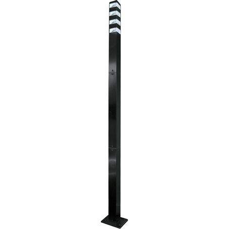 Lumihome – Lampadaire extérieur Pyramide 2000 lumens – 64 LEDs – Éclairage blanc neutre 4000K – Hauteur modulable 2m – Pour grands espaces
