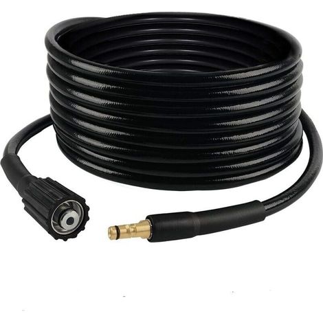 Tuyaux de remplacement pour nettoyeurs haute pression - Pistolets à eau haute pression - Tuyaux haute pression - Accessoires pour nettoyeurs haute pression - Filetage M22 - Raccord rapide - Connecteu (1/4)