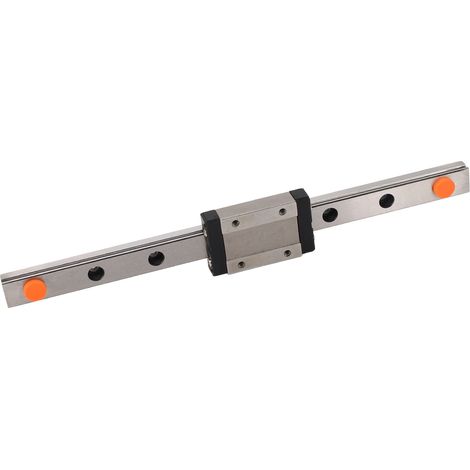 Rail de guidage linéaire miniature MGN12H-200-1R avec curseur étendu accessoires de mouvement linéaire curseur de rail de guidage miniature applicable aux imprimantes 3D (1/5)