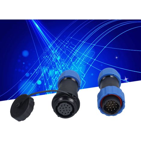 Connecteur Étanche IP68 Prise Aviation 250V 5A pour Câble SP2014 Broche Montage