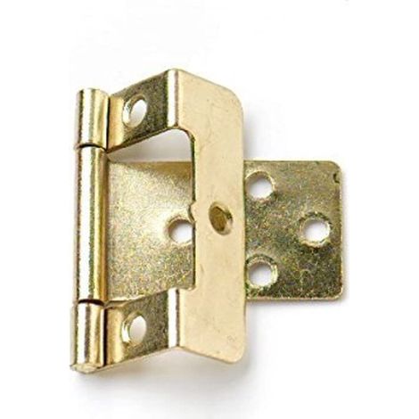 tubulaire Electro-brassed de charnière 50 mm x 16 mm, lot de 20 pièces (1/2)