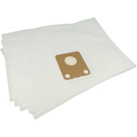 vhbw 5x bolsa reemplaza Vermop 7441 para aspiradora - vellón micro, 31,5 cm x 41,5 cm blanco (1/4)