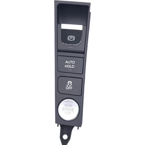 Compatible avec les nouveaux modèles Magotan, B7L et CC : interrupteur de démarrage à un bouton avec frein de stationnement électronique et interrupteur AUTO. (1/5)