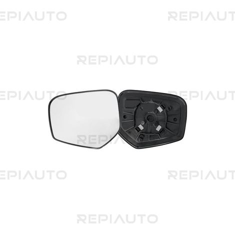 Verre de rétroviseur gauche chauffant convexe avec support Mitsubishi L200 Triton KJ/KK/KL phase 1 2015-2019