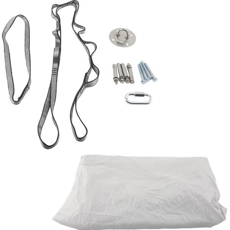 Hamac de yoga double couche confortable et peu encombrant, avec kit pour l'intérieur (1/5)