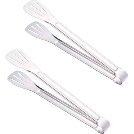 Küchenzange – Edelstahl 304 – 2 Stück – 4,5 cm x 24 cm – ergonomisch (1/4)