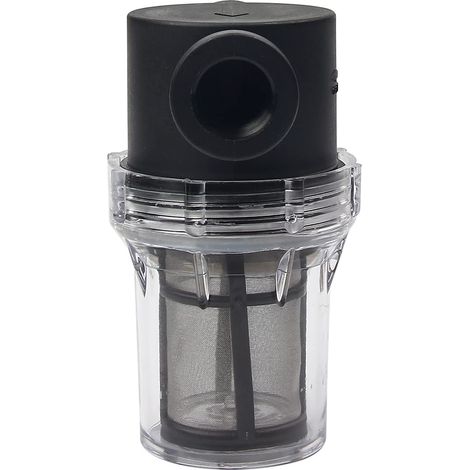 Rohrleitungsfilter, 1/2-Zoll-Wasserpumpenfilter mit 80-Maschen-Edelstahlsieb, Inline-Maschenfilter für die Gartenbewässerung - JUSCH