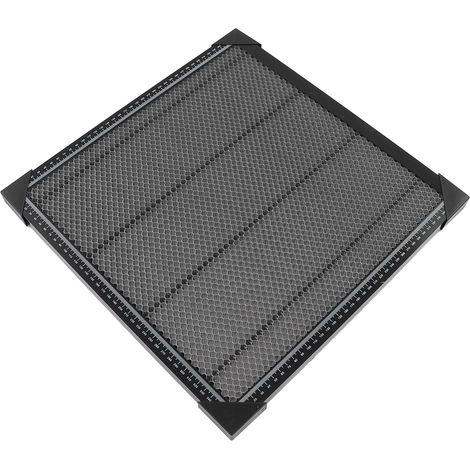 Table de travail laser noire, panneau nid d'abeille, structure tout métal robuste, plateforme de découpe pour lit de travail (1/5)
