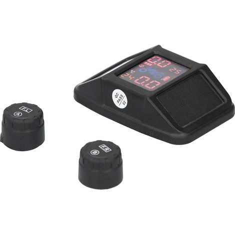 Kit de 2 capteurs externes de pression des pneus solaires IP67 avec câble USB pour moto (1/5)