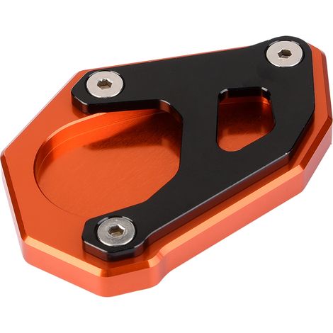 4er-Set Seitenständer-Verlängerungsplatten für Motorrad-Seitenständer der Modelle 1050/1090/1190/1290 Adventure Super, Stahl-Stabilisatorplatte, Parkstütze (1/5)